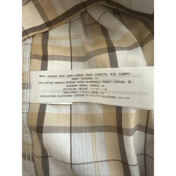 Ariat Napa Cotton Poly Blend Plaid Button Down Shirt Men XL - Picture 11 of 14